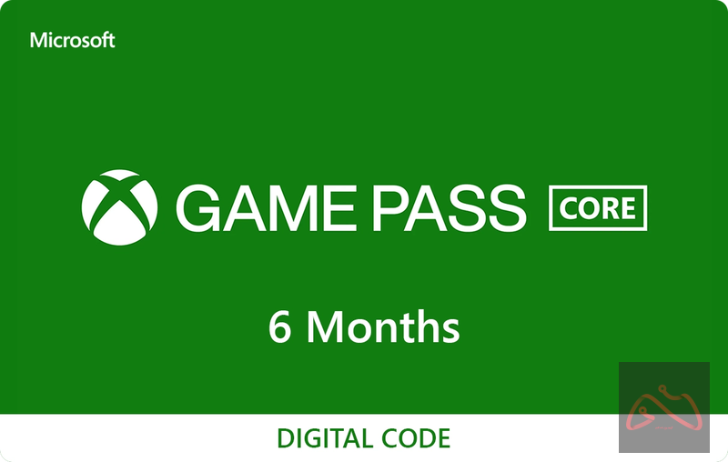 گیفت 6 ماهه ایکس باکس گلد Xbox Live Game Pass Core 6 Months