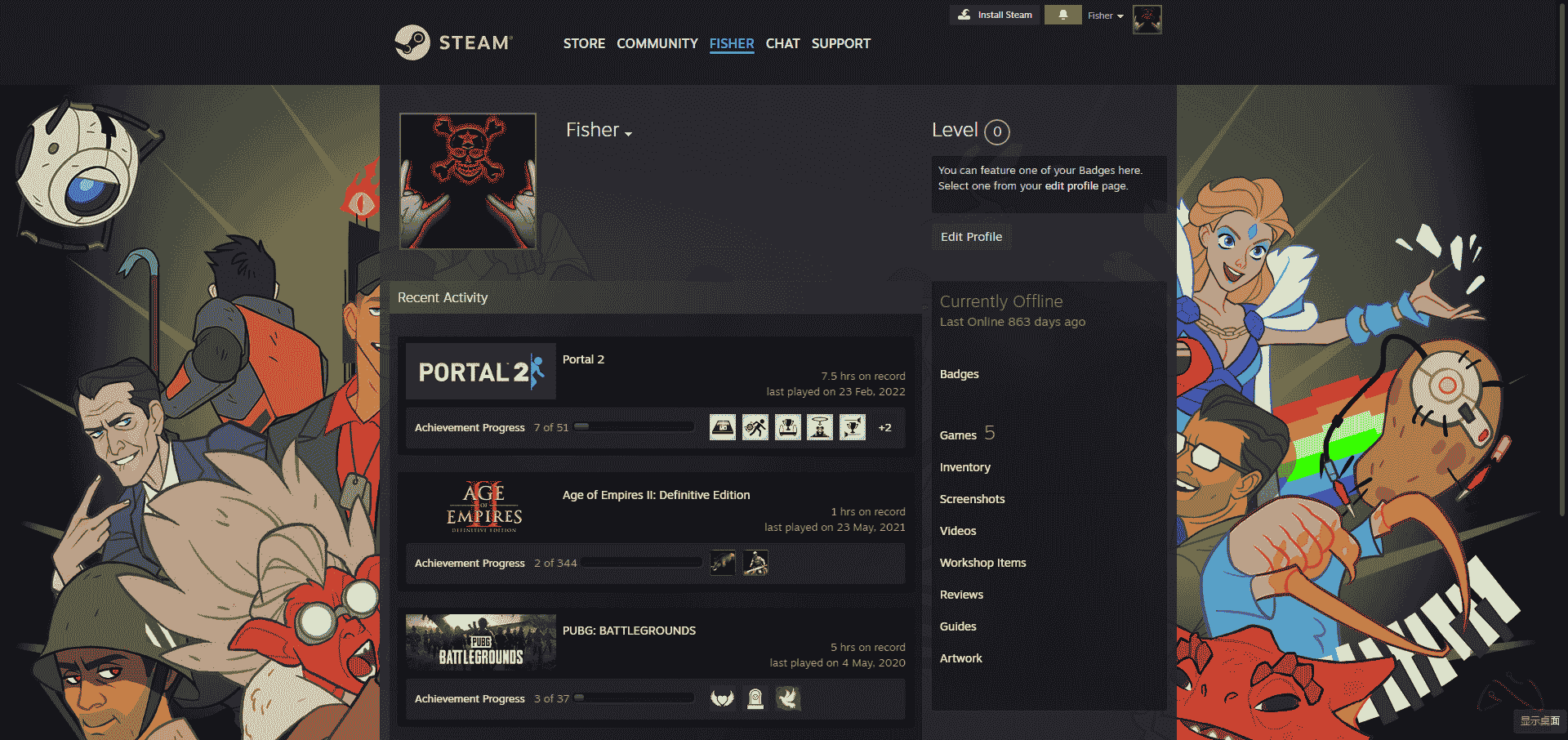 اکانت پابجی پلاس (PUBG PC) تحت استیم