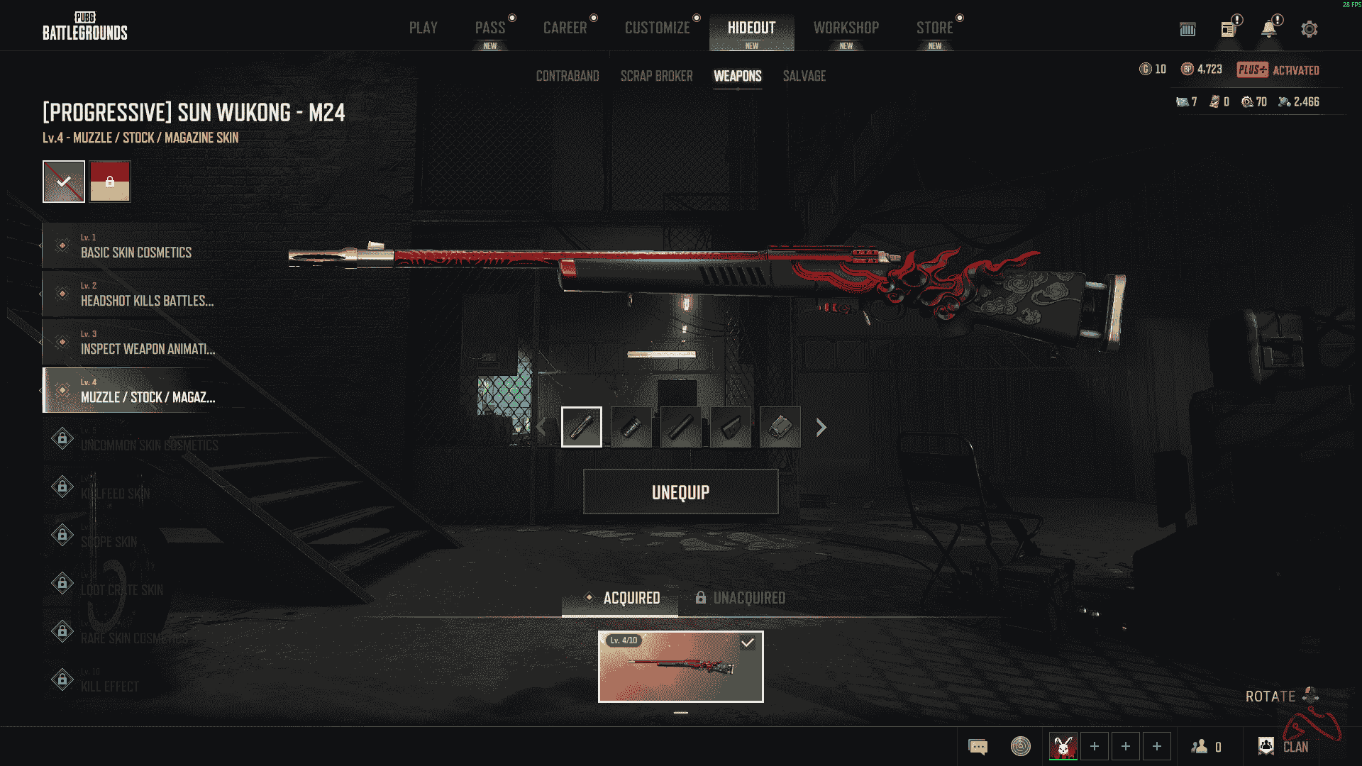اکانت PUBG plus دارای M24